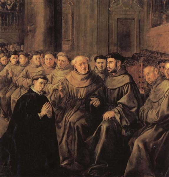St.Bonaventure Receiving the Habit of St.Francis